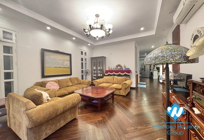 Large house for rent in D block, Tay Ho, Hanoi